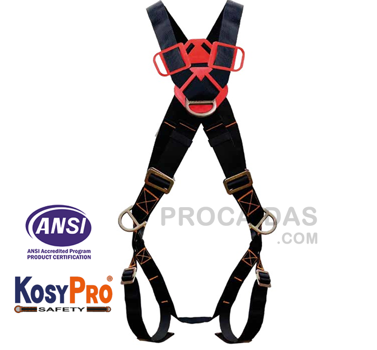 Arnés-básico-de-4-anillos-4-hebillas-pecho-cruzado-en-X-COD-EQUIBAS-H4