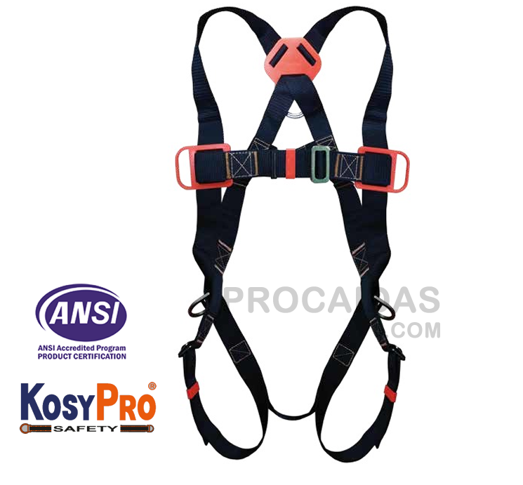 Arnés-recubierto-de-nómex-de-3-anillos-y-3-hebillas-tipo-H-Trabajos-para-soldadura-COD-IGNI-H3